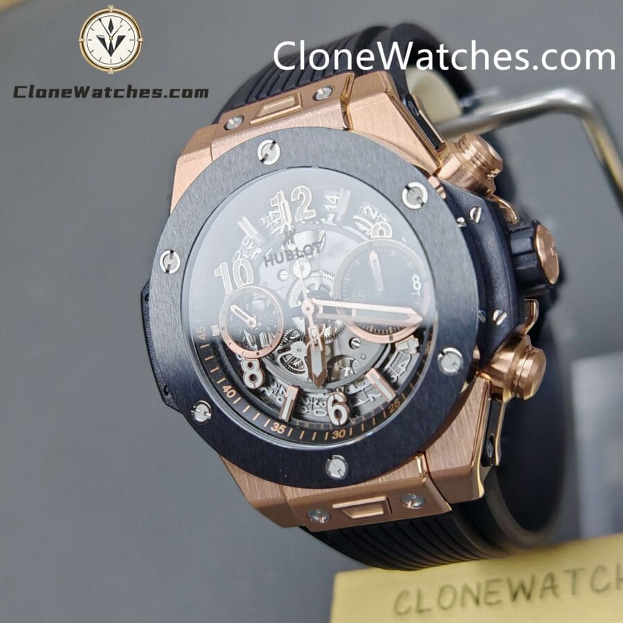 Hublot Super Clone Watches 1:1Big Bang Unico King Gold Ceramic 42MM 441.OM.1181.RX - Image 3