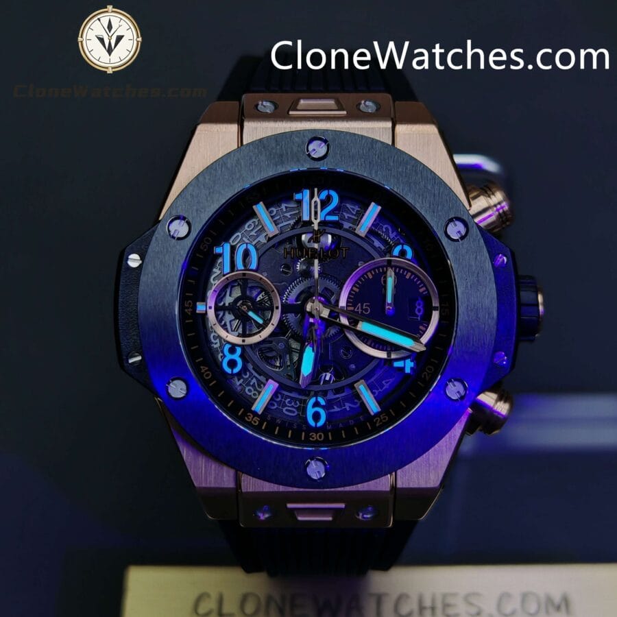 Hublot Super Clone Watches 1:1Big Bang Unico King Gold Ceramic 42MM 441.OM.1181.RX - Image 2