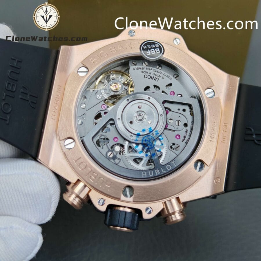 Hublot Super Clone Watches 1:1Big Bang Unico King Gold Ceramic 42MM 441.OM.1181.RX - Image 10