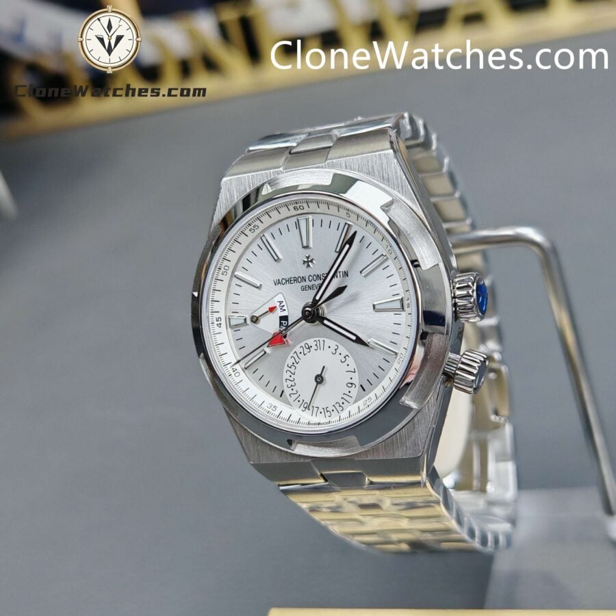 Vacheron Constantin Super Clone Watches 1:1 Overseas Dual Time 7920V/210A-B333 White Dial - Image 3