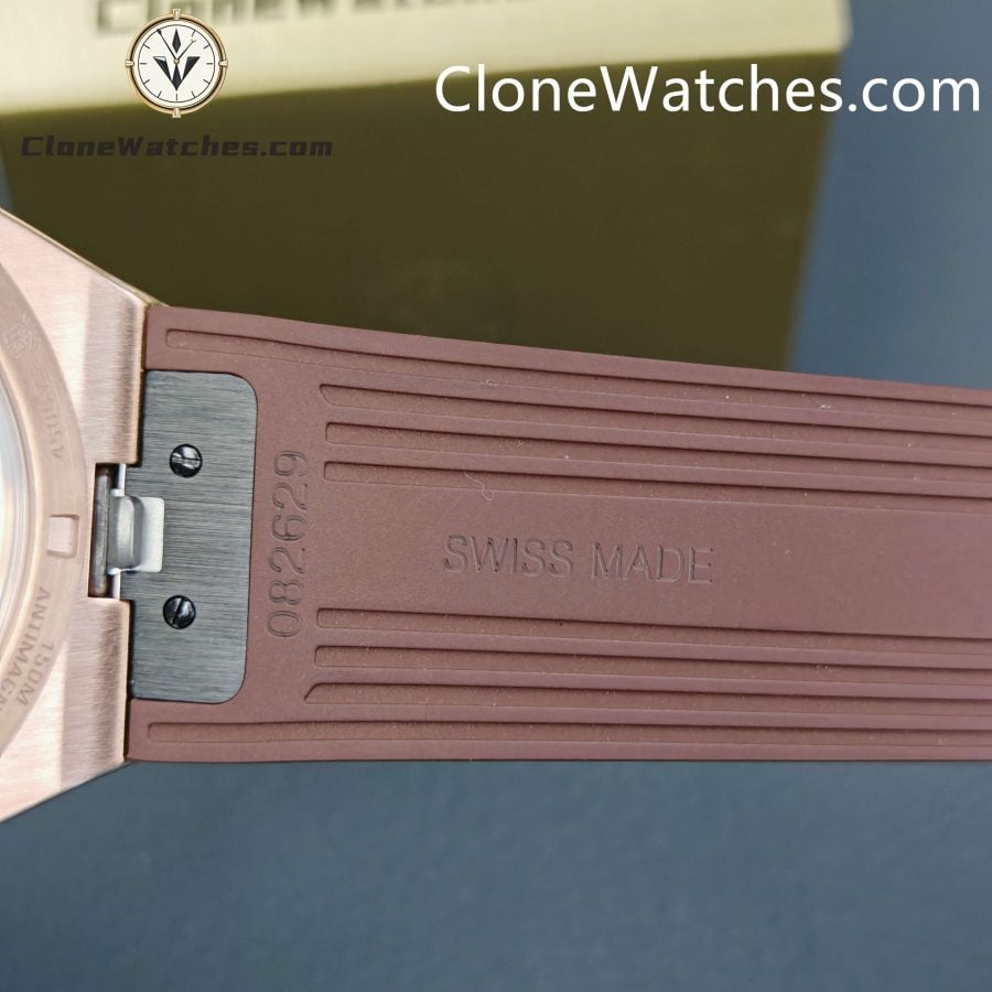 Vacheron Constantin Super Clone Watches 1:1 Overseas Rose Gold 4500V/000R-B127 White Dial - Image 12