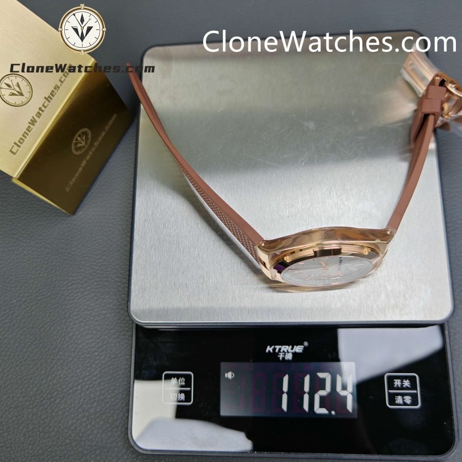 Vacheron Constantin Super Clone Watches 1:1 Overseas Rose Gold 4500V/000R-B127 White Dial - Image 15