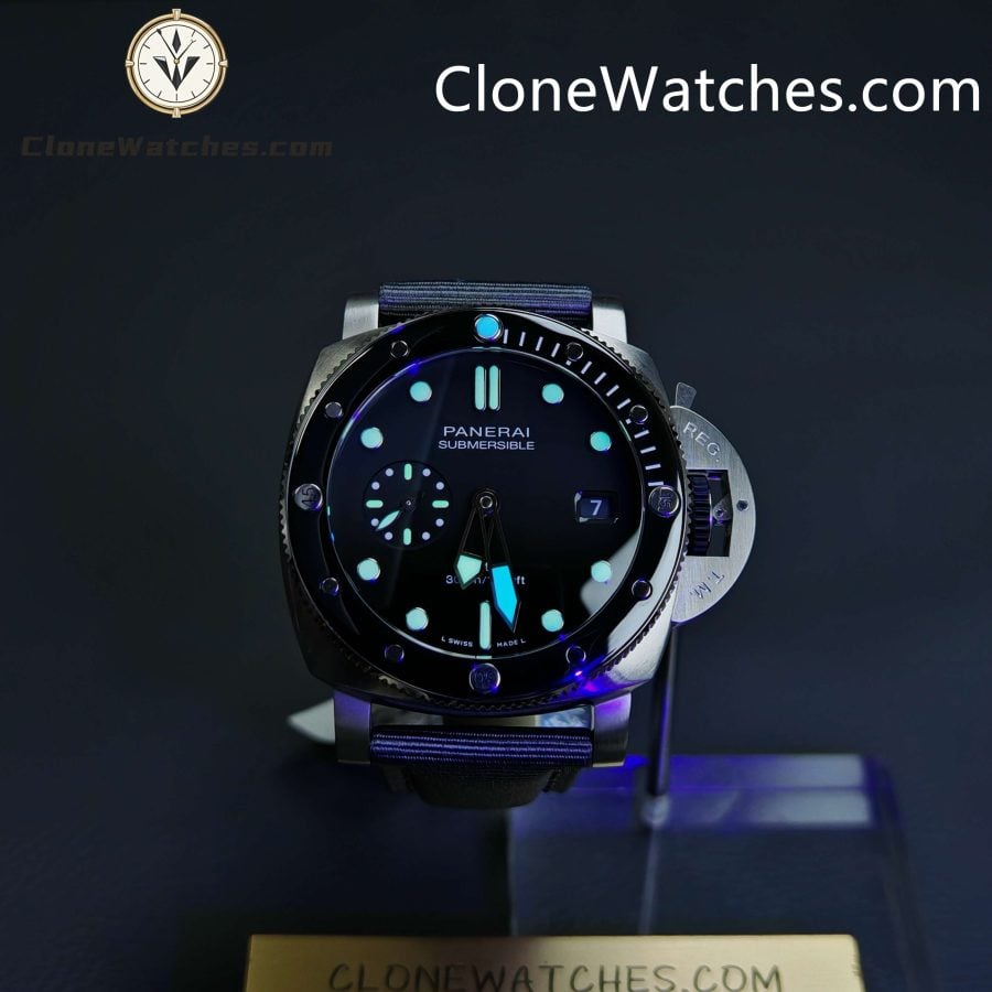 Panerai Super Clone Watches 1:1 Submersible QuarantaQuattro Grigio Roccia PAM01288 - Image 2