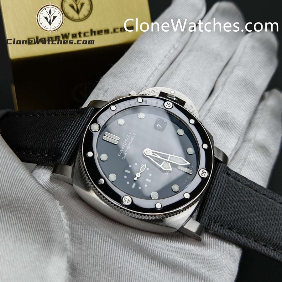 Panerai Super Clone Watches 1:1 Submersible QuarantaQuattro Grigio Roccia PAM01288 - Image 6