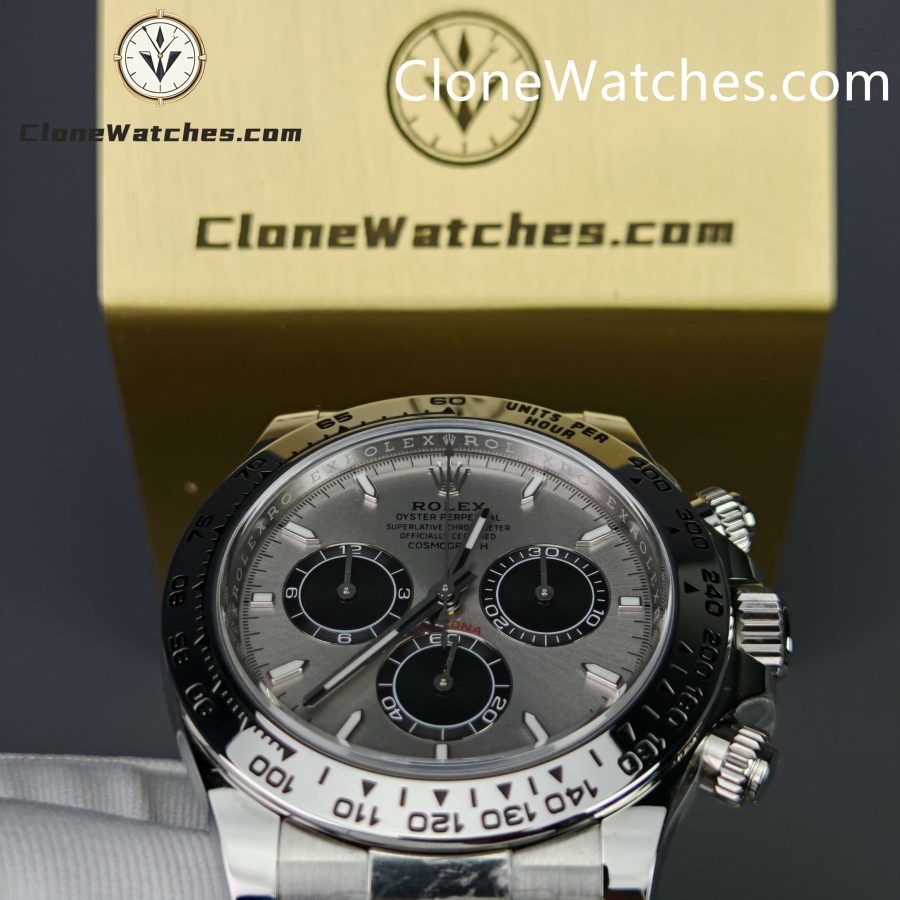 Rolex Super Clone Watches 1:1 Daytona Silver Dial M126509-0003 4131 Movement - Image 7