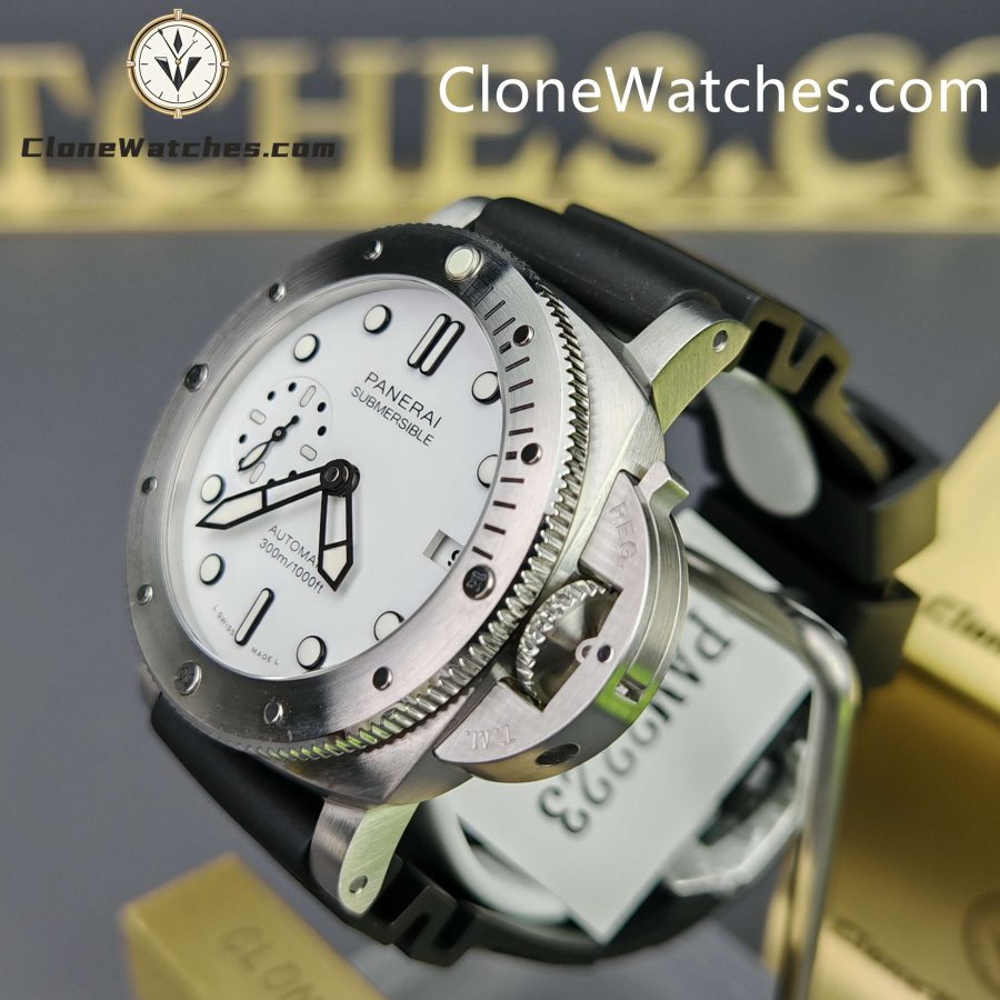 Panerai Super Clone Watches 1:1 Submersible PAM02223 White Dial - Image 3