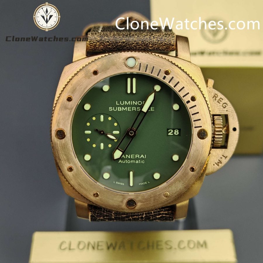 Panerai Super Clone Watches 1:1 Submersible 1950 3 Days Automatic Bronzo PAM00382