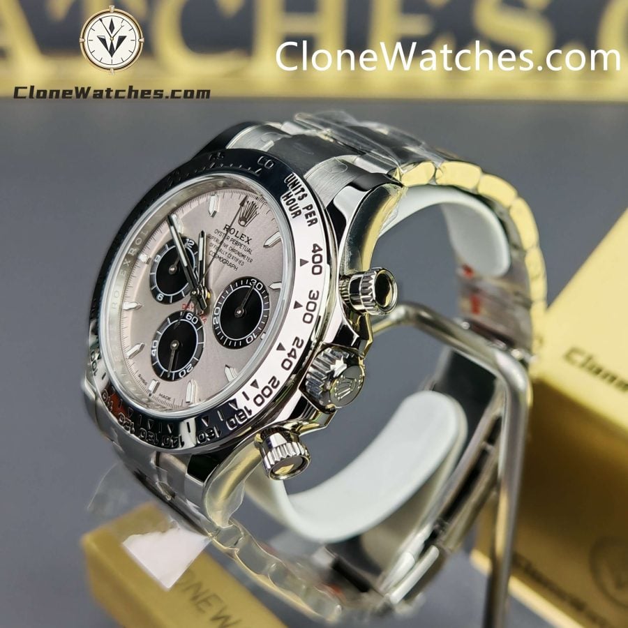 Rolex Super Clone Watches 1:1 Daytona Silver Dial M126509-0003 4131 Movement - Image 3