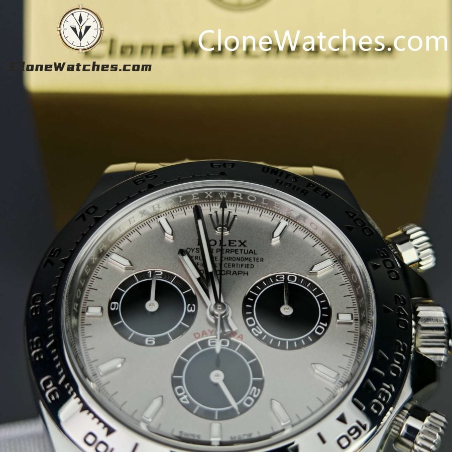 Rolex Super Clone Watches 1:1 Daytona Silver Dial M126509-0003 4131 Movement - Image 7