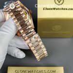 Rolex Super Clone Watches 1:1 Day Date 18K Rose Gold Roman Dial 40mm m228235-0032 3255 Movement - Image 6