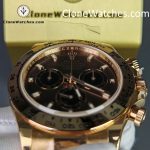 Rolex Super Clone Watches 1:1 Daytona Rose Gold Chocolate Dial m116505-0013 4130 Movement - Image 14