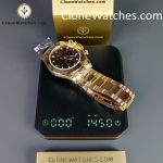 Rolex Super Clone Watches 1:1 Daytona Rose Gold Chocolate Dial m116505-0013 4130 Movement - Image 17