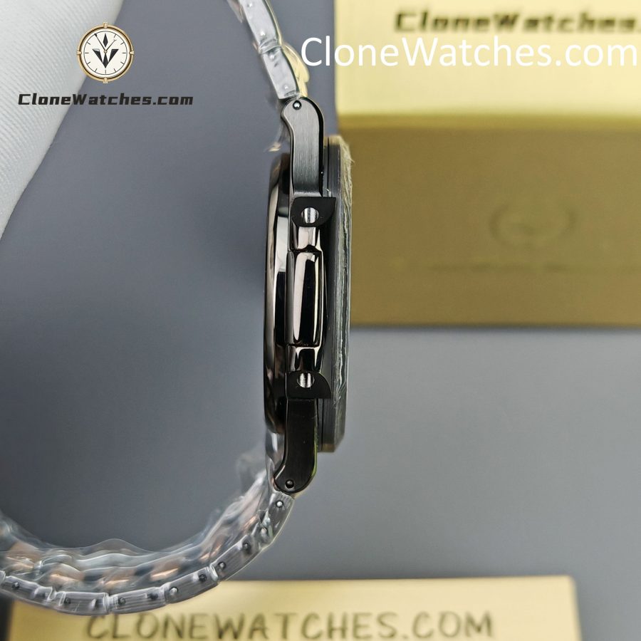 Modified Super Clone Watches 1:1 DiW Patek Philippe Nautilus 5711/1A "ROSE GOLD BLACK GRAIL" - Image 9