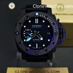 Panerai Super Clone Watches 1:1 Submersible Carbotech™ PAM02231 Black Dial - Image 2