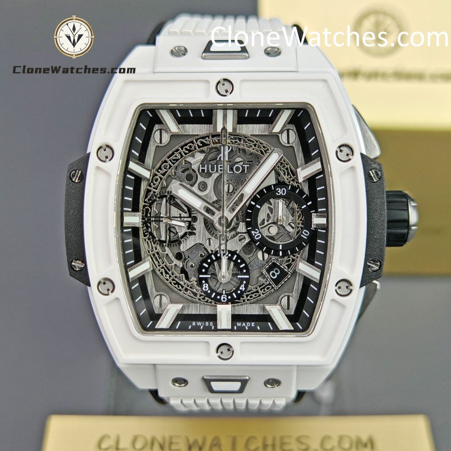 Hublot Super Clone Watches 1:1 Spirit of Big Bang White Ceramic 642.HX.0170.RX