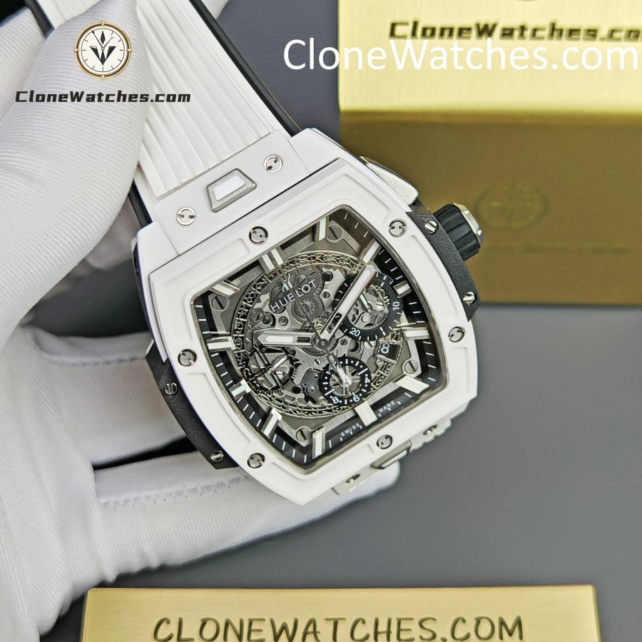 Hublot Super Clone Watches 1:1 Spirit of Big Bang White Ceramic 642.HX.0170.RX - Image 5