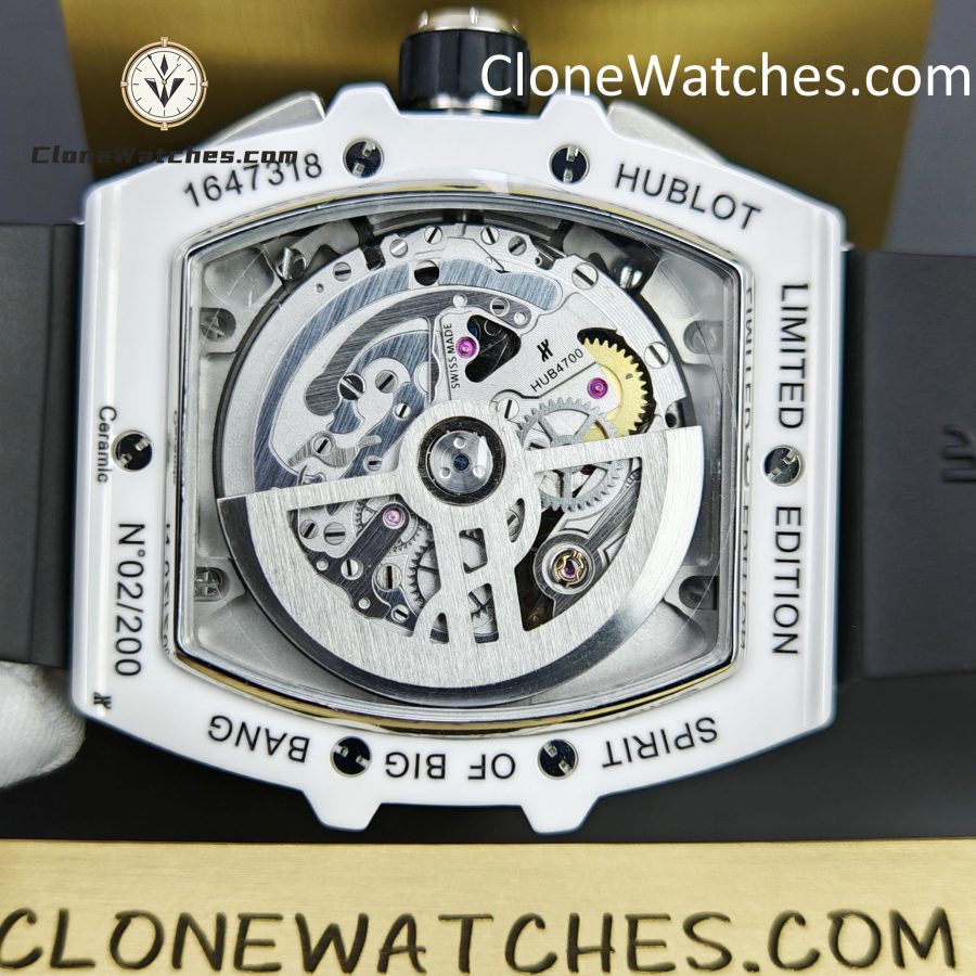 Hublot Super Clone Watches 1:1 Spirit of Big Bang White Ceramic 642.HX.0170.RX - Image 13