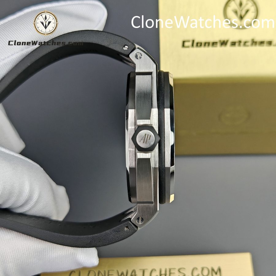Audemars Piguet Super Clone Watches 1:1 Royal Oak Offshore Diver 15710 Black Dial - Image 7