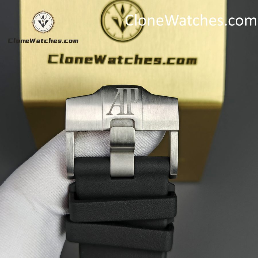 Audemars Piguet Super Clone Watches 1:1 Royal Oak Offshore Diver 15710 Black Dial - Image 8