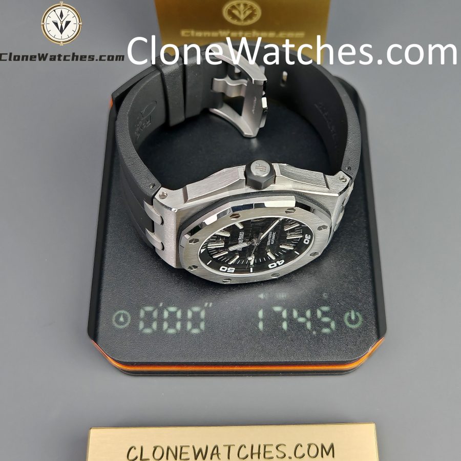 Audemars Piguet Super Clone Watches 1:1 Royal Oak Offshore Diver 15710 Black Dial - Image 15