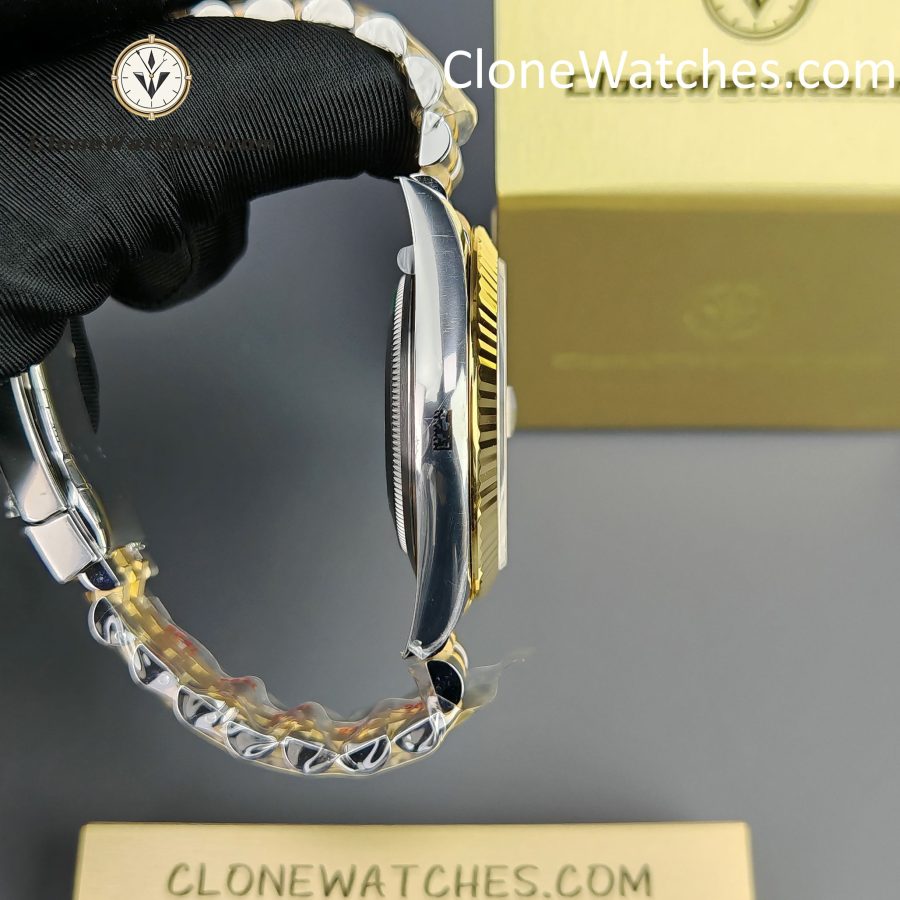 Rolex Super Clone Watches 1:1 DateJust Gold Dial 126333 - 0010 Jubilee 41MM 3235 Movement - Image 9