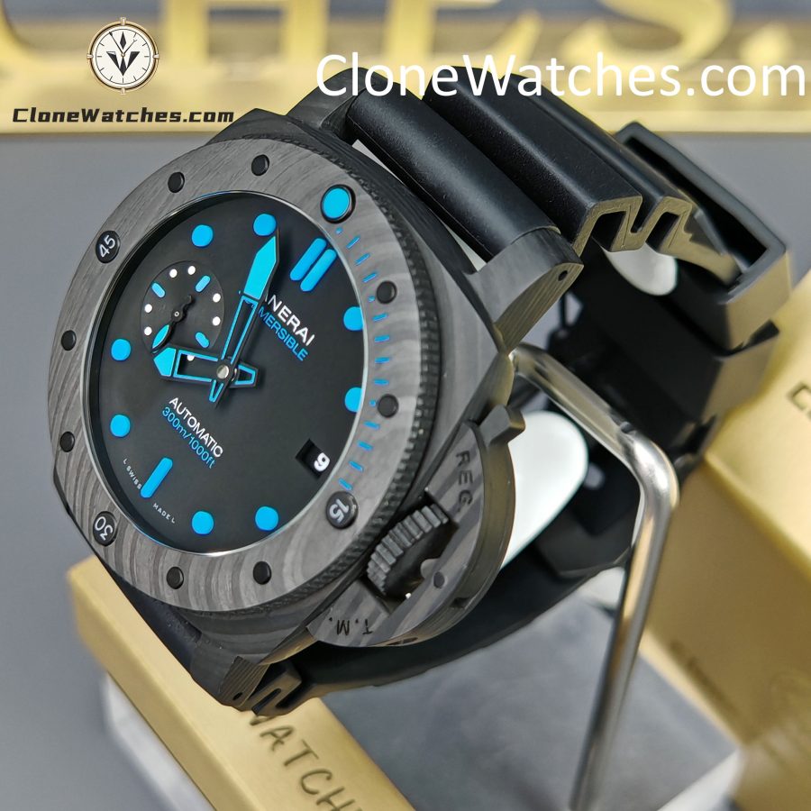 Panerai Super Clone Watches 1:1 Submersible Carbontech PAM 00960 - Image 3