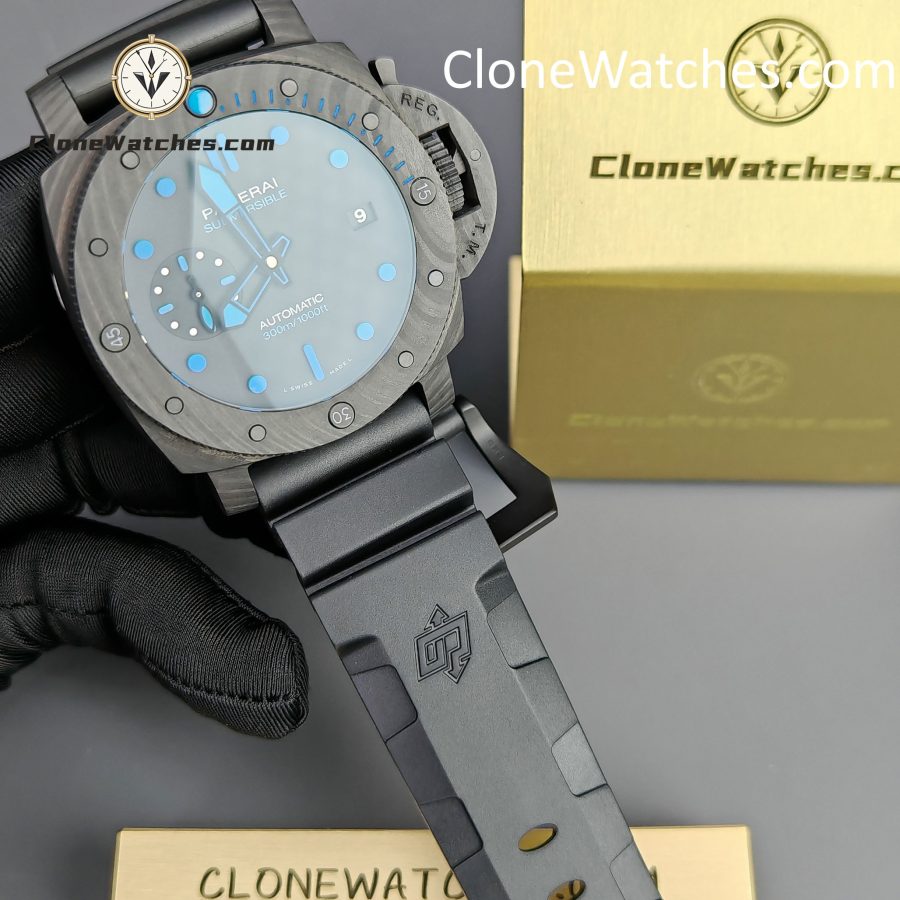 Panerai Super Clone Watches 1:1 Submersible Carbontech PAM 00960 - Image 4