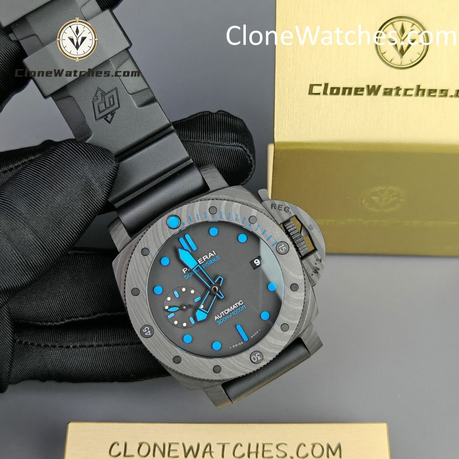 Panerai Super Clone Watches 1:1 Submersible Carbontech PAM 00960 - Image 5