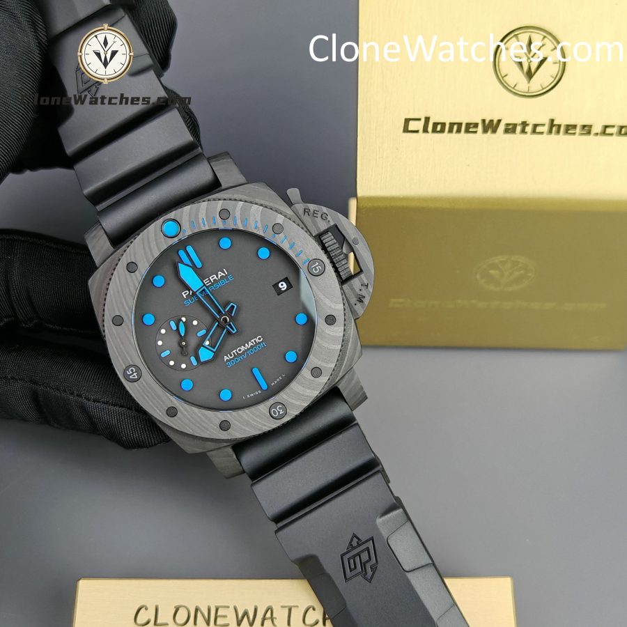 Panerai Super Clone Watches 1:1 Submersible Carbontech PAM 00960 - Image 6