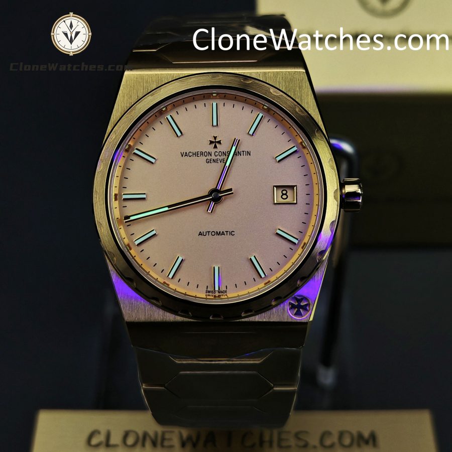 Vacheron Constantin Super Clone Watches 1:1 Historiques “222” 4200H/222J-B935 Gold Dial - Image 2