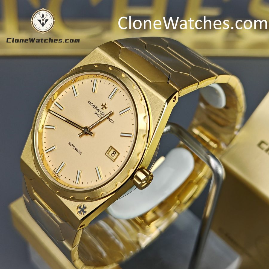 Vacheron Constantin Super Clone Watches 1:1 Historiques “222” 4200H/222J-B935 Gold Dial - Image 3