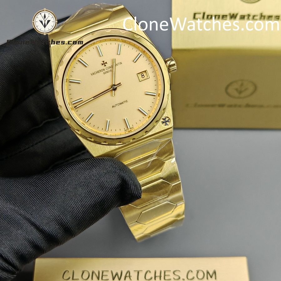 Vacheron Constantin Super Clone Watches 1:1 Historiques “222” 4200H/222J-B935 Gold Dial - Image 4
