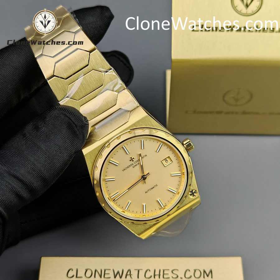 Vacheron Constantin Super Clone Watches 1:1 Historiques “222” 4200H/222J-B935 Gold Dial - Image 5