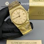 Vacheron Constantin Super Clone Watches 1:1 Historiques “222” 4200H/222J-B935 Gold Dial - Image 6