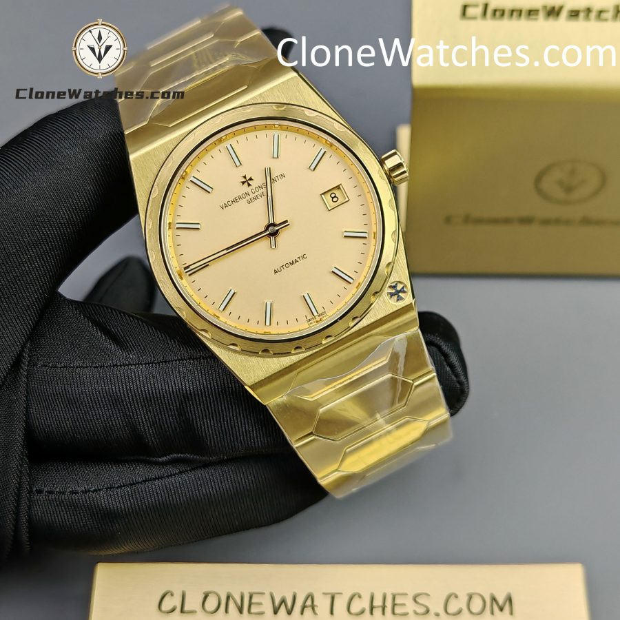 Vacheron Constantin Super Clone Watches 1:1 Historiques “222” 4200H/222J-B935 Gold Dial - Image 6
