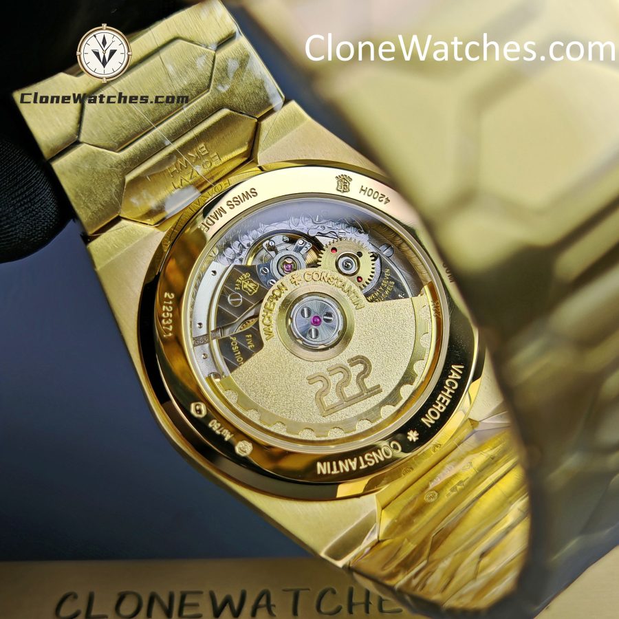 Vacheron Constantin Super Clone Watches 1:1 Historiques “222” 4200H/222J-B935 Gold Dial - Image 11