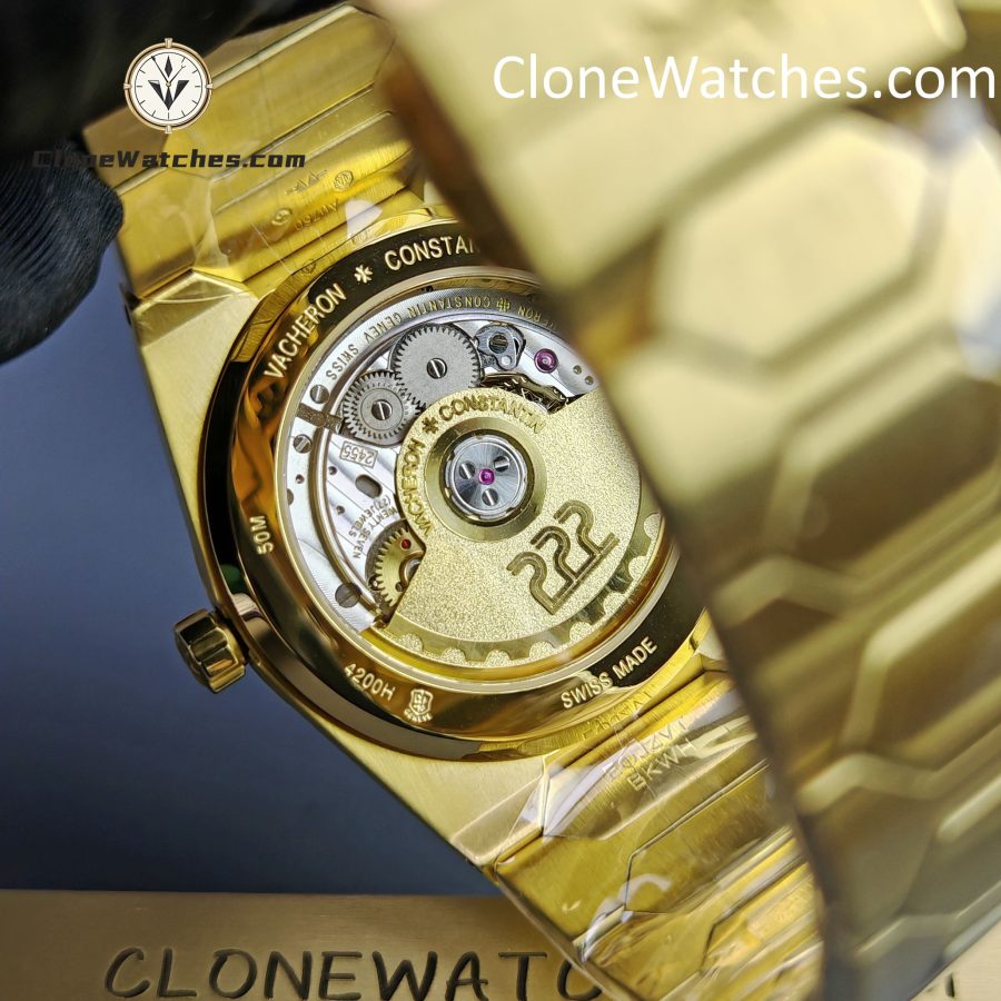 Vacheron Constantin Super Clone Watches 1:1 Historiques “222” 4200H/222J-B935 Gold Dial - Image 12