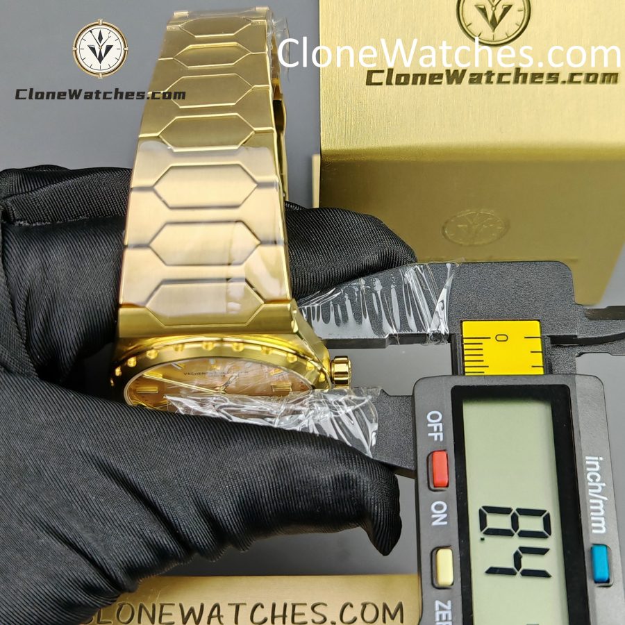 Vacheron Constantin Super Clone Watches 1:1 Historiques “222” 4200H/222J-B935 Gold Dial - Image 15