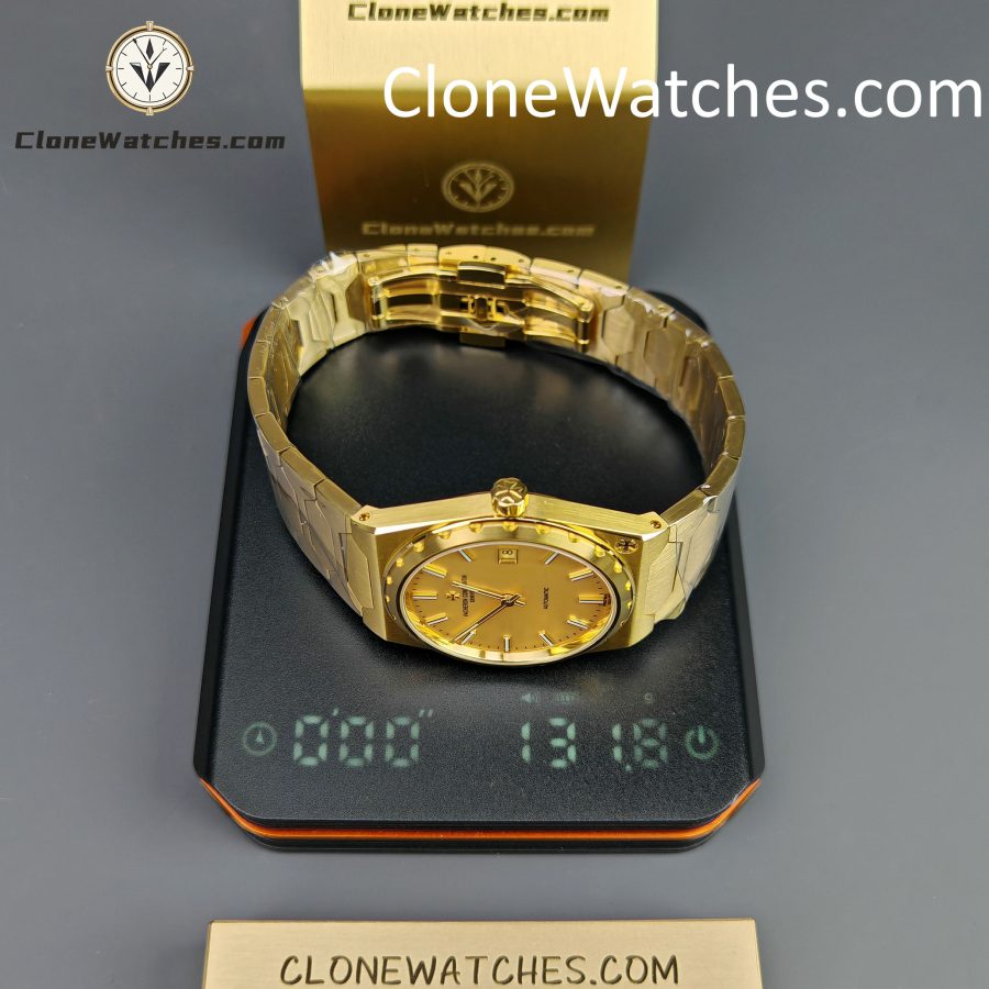 Vacheron Constantin Super Clone Watches 1:1 Historiques “222” 4200H/222J-B935 Gold Dial - Image 16