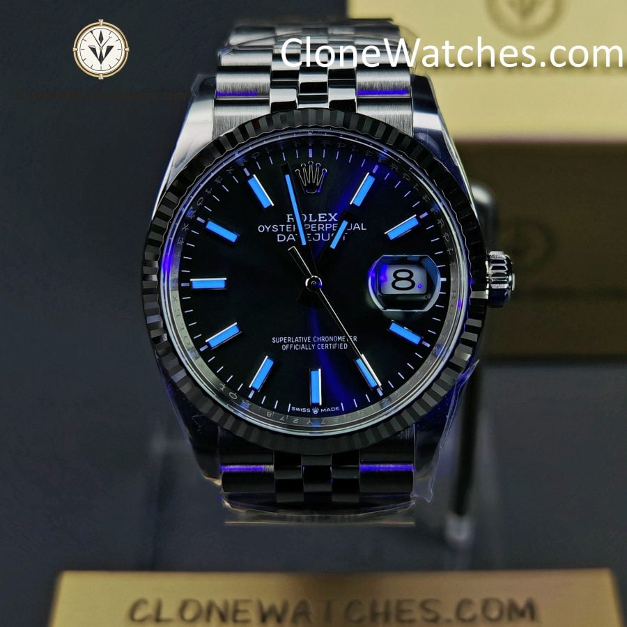 Rolex Super Clone Watches 1:1 DateJust M126234 – 0051 Green Dial Jubilee 36MM 3235 Movement - Image 2