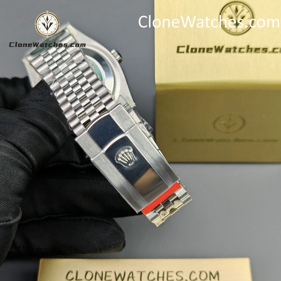 Rolex Super Clone Watches 1:1 DateJust M126234 – 0051 Green Dial Jubilee 36MM 3235 Movement - Image 7