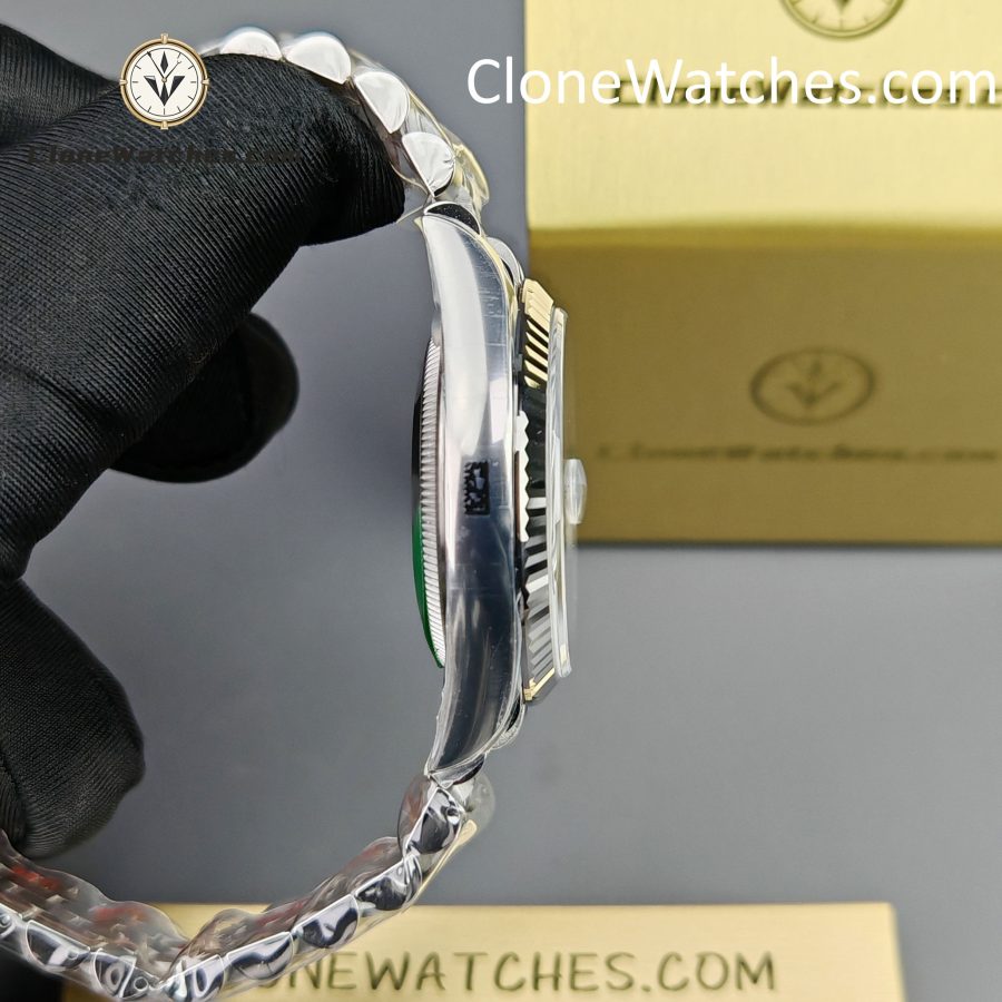 Rolex Super Clone Watches 1:1 DateJust M126234 – 0051 Green Dial Jubilee 36MM 3235 Movement - Image 8
