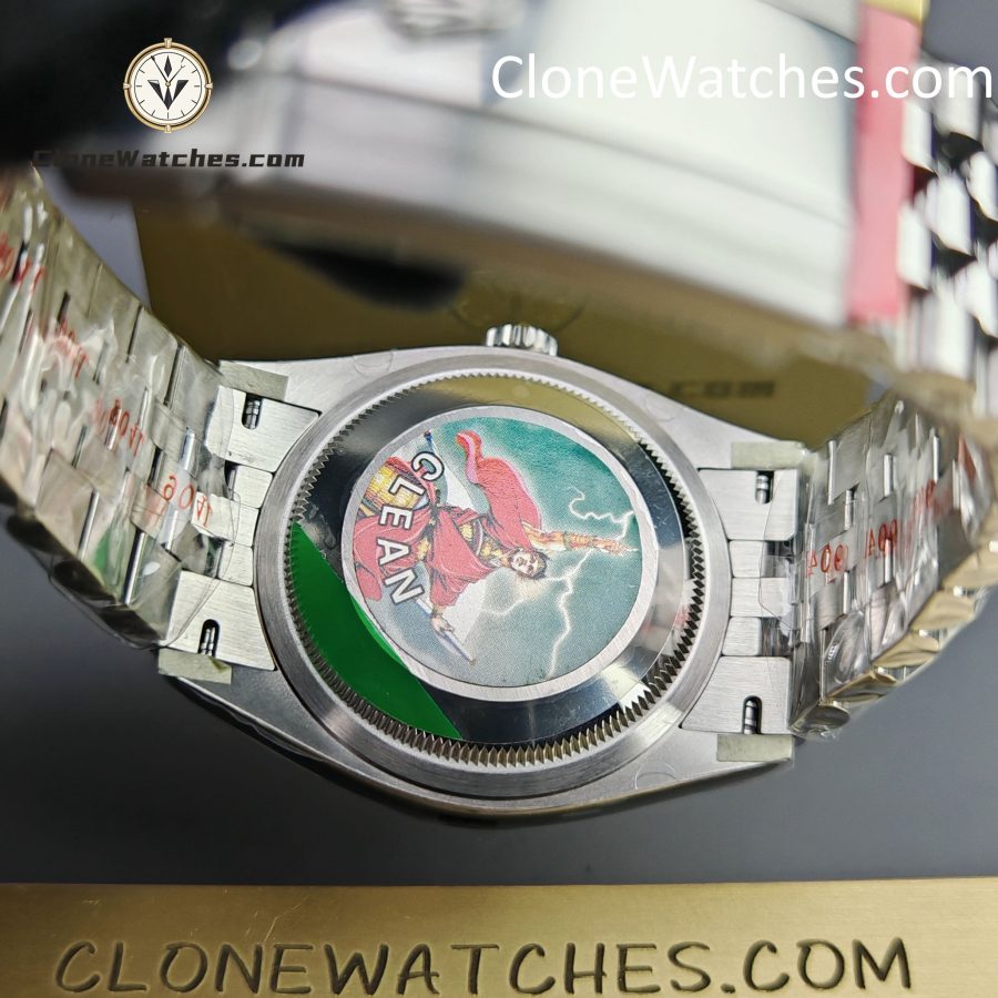 Rolex Super Clone Watches 1:1 DateJust M126234 – 0051 Green Dial Jubilee 36MM 3235 Movement - Image 11