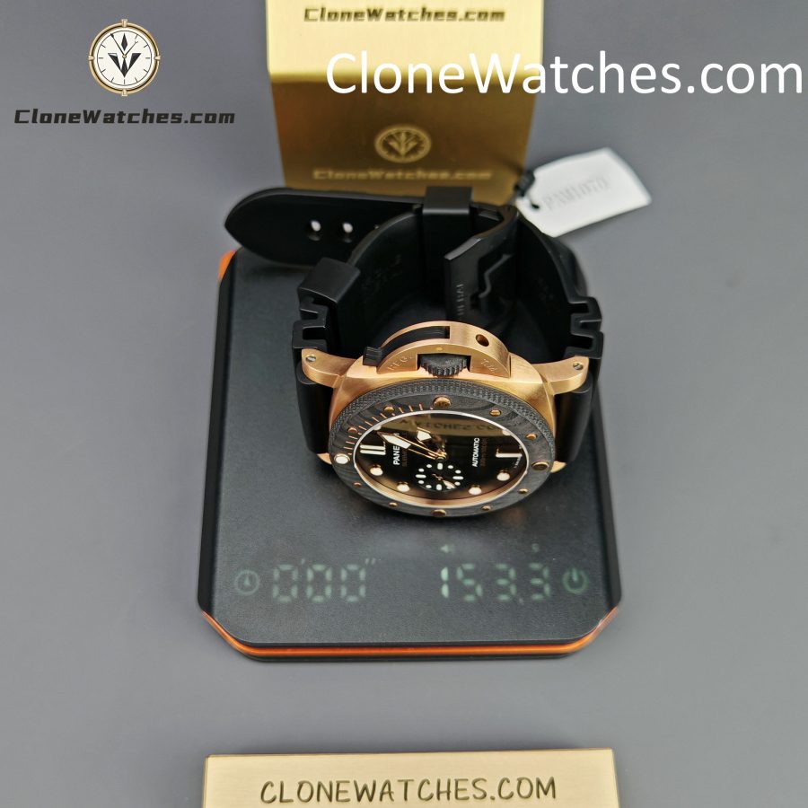 Panerai Super Clone Watches 1:1 Submersible QuarantaQuattro Goldtech OroCarbo PAM1070 - Image 16