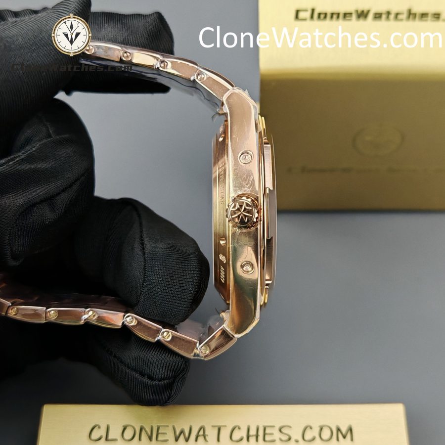 Vacheron Constantin Super Clone Watches 1:1 Overseas perpetual calendar Rose Gold 4300V/220R-B064 - Image 8