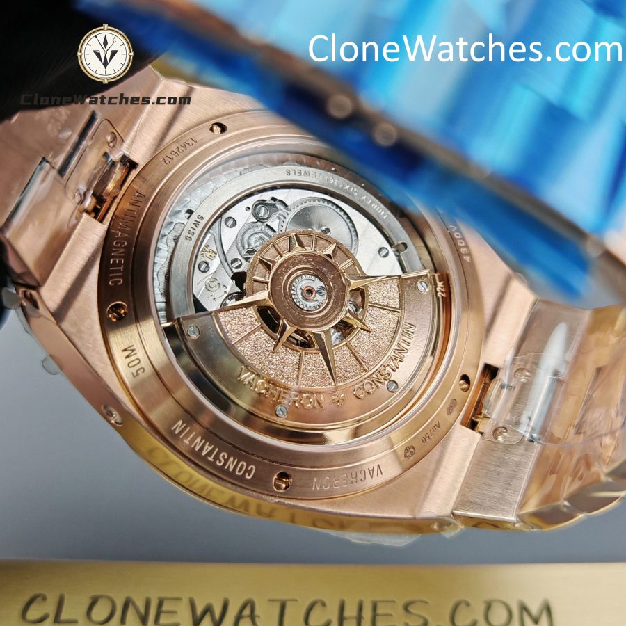 Vacheron Constantin Super Clone Watches 1:1 Overseas perpetual calendar Rose Gold 4300V/220R-B064 - Image 11