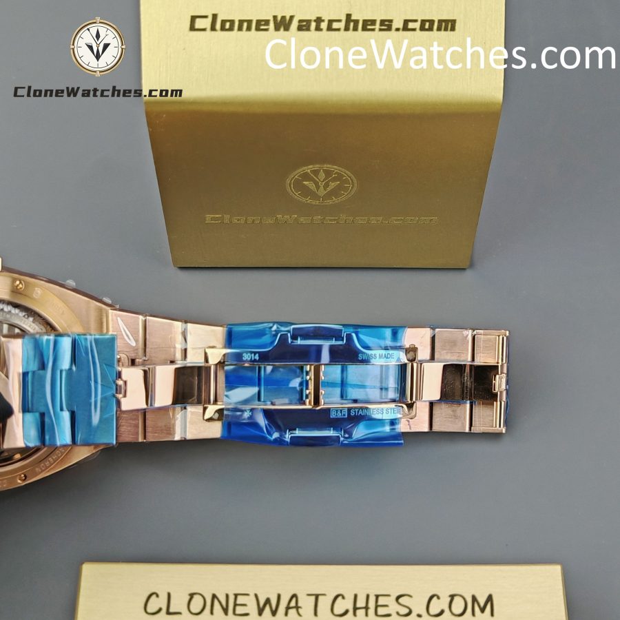 Vacheron Constantin Super Clone Watches 1:1 Overseas perpetual calendar Rose Gold 4300V/220R-B064 - Image 12