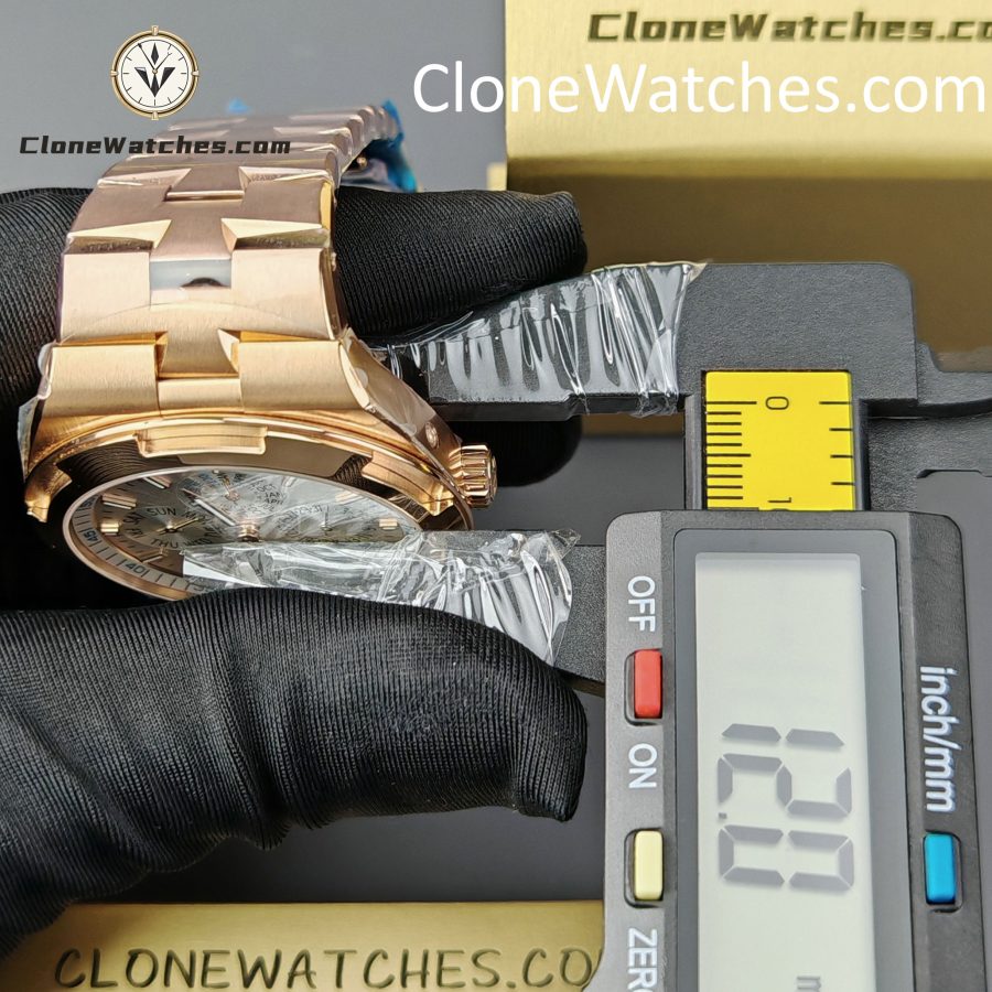 Vacheron Constantin Super Clone Watches 1:1 Overseas perpetual calendar Rose Gold 4300V/220R-B064 - Image 14