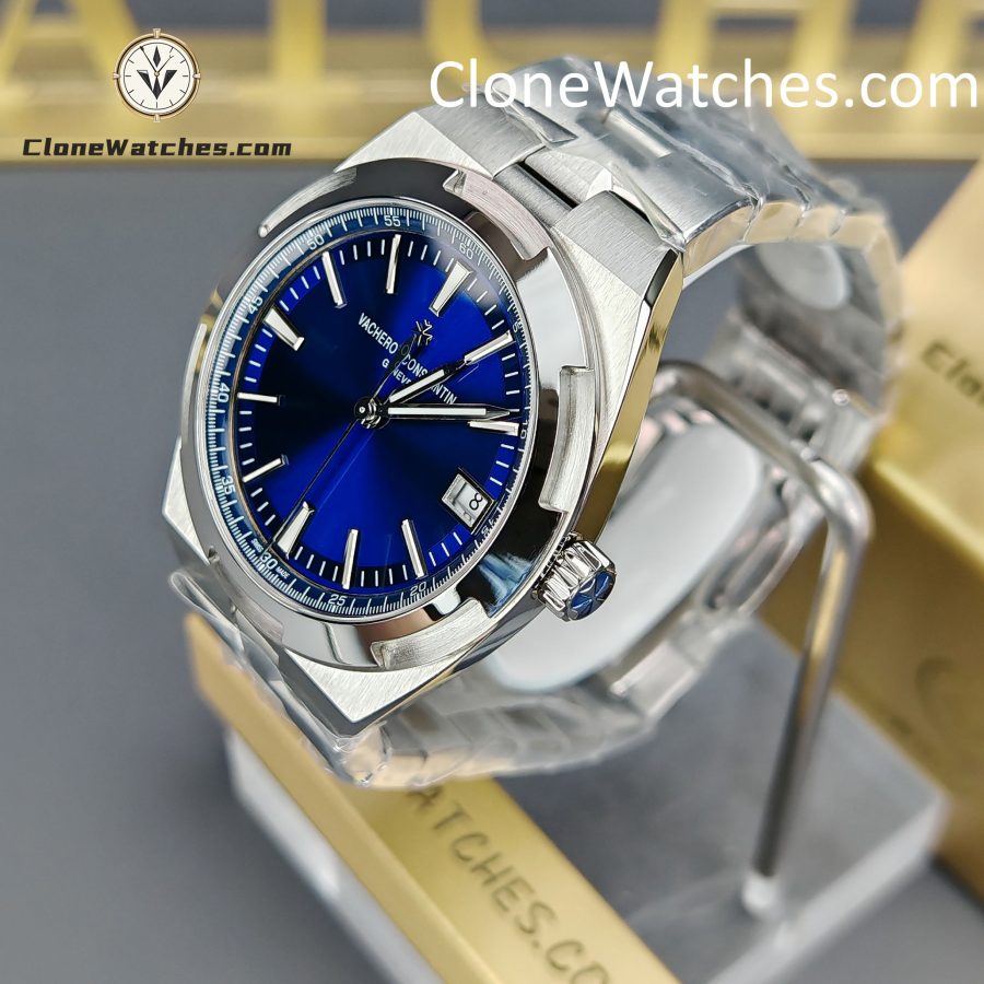 Vacheron Constantin Super Clone Watches 1:1 Overseas 4500V/210A-B128 Blue Dial - Image 3