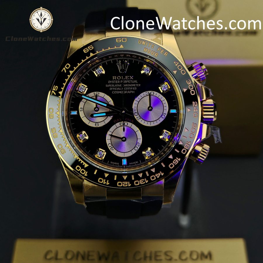 Rolex Super Clone Watches 1:1 Daytona 18k Gold M126518ln-0006 4131 Movement - Image 2